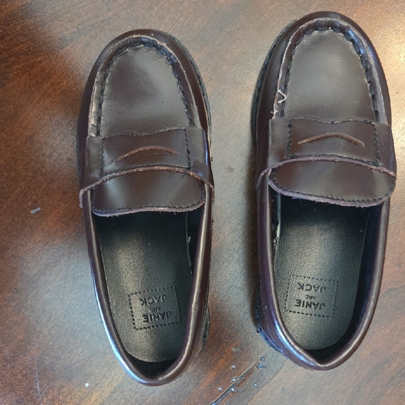 Classic Brown Kids Penny Loafers - Picture 2 of 4